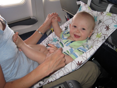 Click here to find out more about the FlyeBaby air travel hammock in our feature review