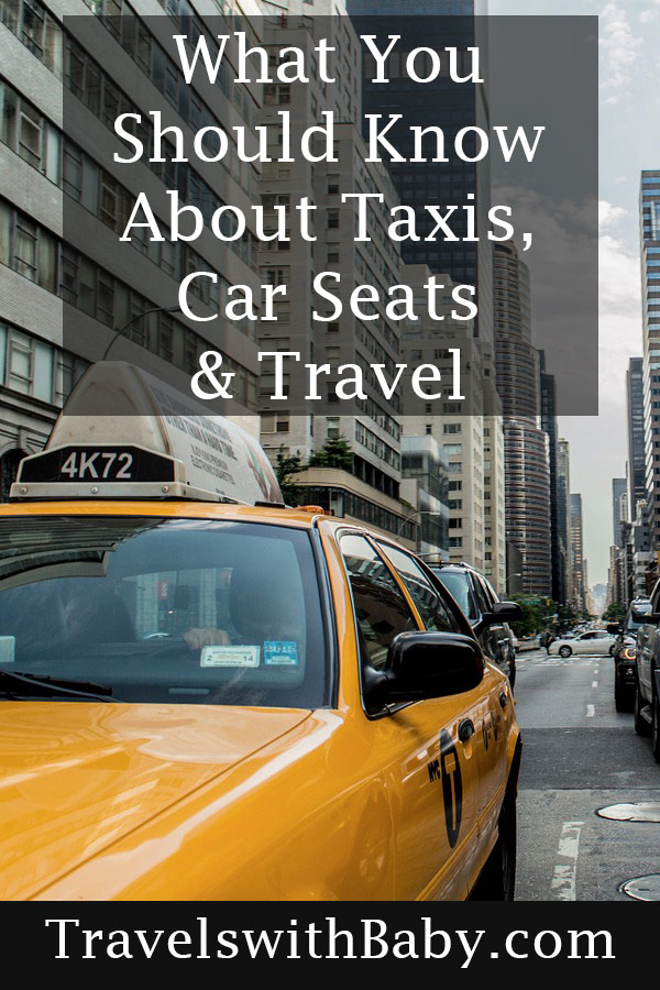 information on using car seats in taxis