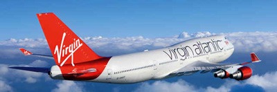 flying Virgin Atlantic with a baby, photo of airplane