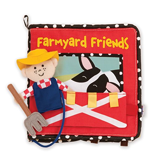 farmyard friends travel toy book