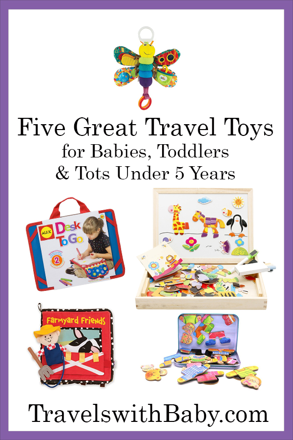 Travel toys for kids under 5.