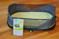 brica fold n go travel bassinet